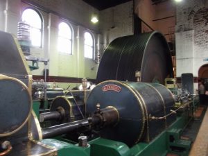  Ellenroad working steam engine, cotton mill, Lancashire industrial heritage