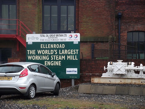 Ellenroad working steam engine, cotton mill, Lancashire industrial heritage